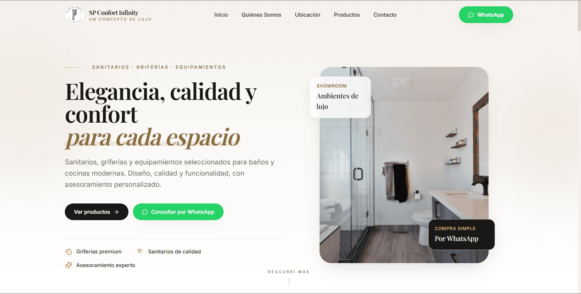 Captura del proyecto SP Confort Infinity